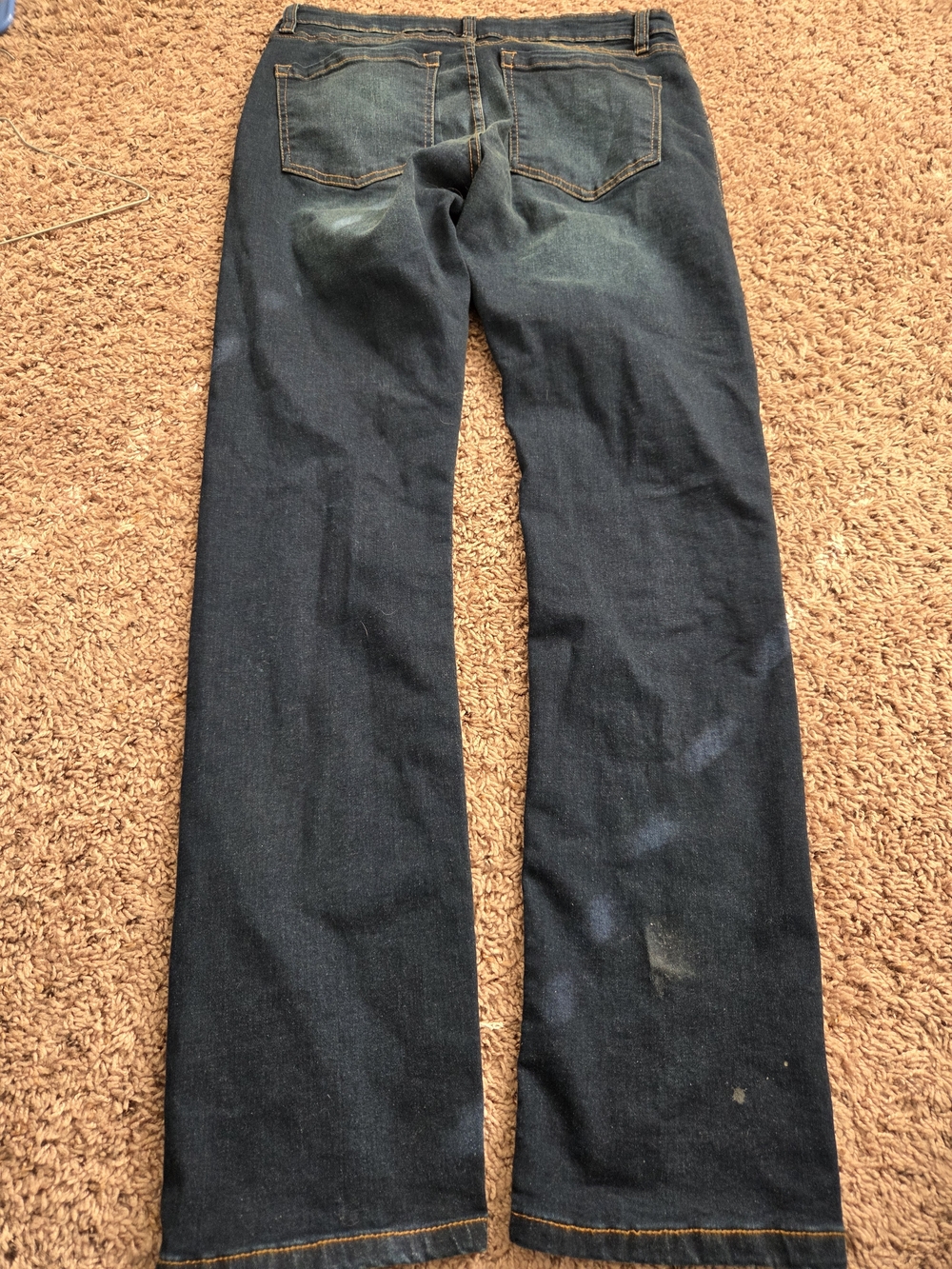 Classic Men’s Dark Blue Denim Jeans